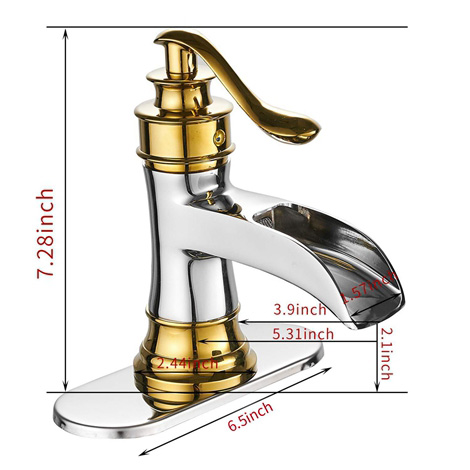 Deck Mount C6556 Gold 4