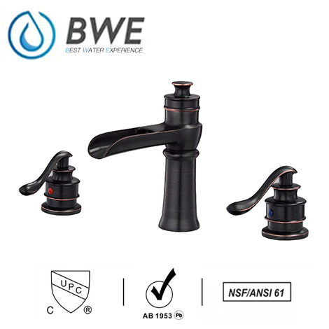 A 6135 ORB S Waterfall Oil Rubbed Bronze Bathroom Sink Faucet 