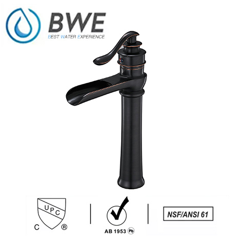 A 6135H ORB Waterfall Bathroom Vessel Sink Faucet Oil Rubbed Bronze
