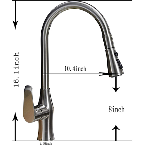 A 4255 Single Handle Pull Down Sprayer Kitchen Faucet Brushed Nickel.jpg