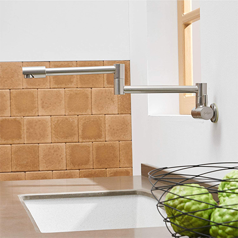 A 9246N Brushed Nickel Pot Filler Kitchen Faucet